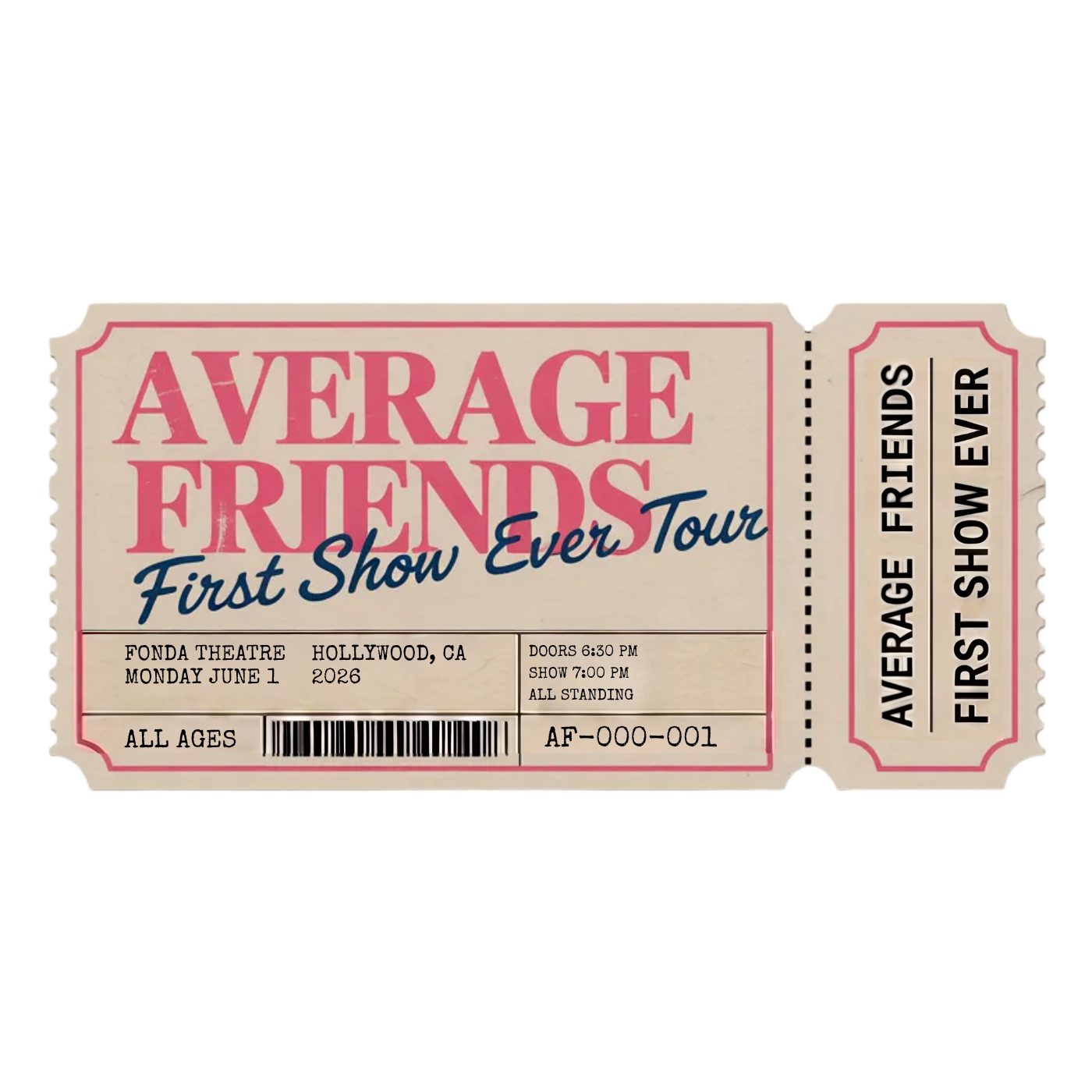 The Fonda Theatre Ticket // Jun 1, 2026